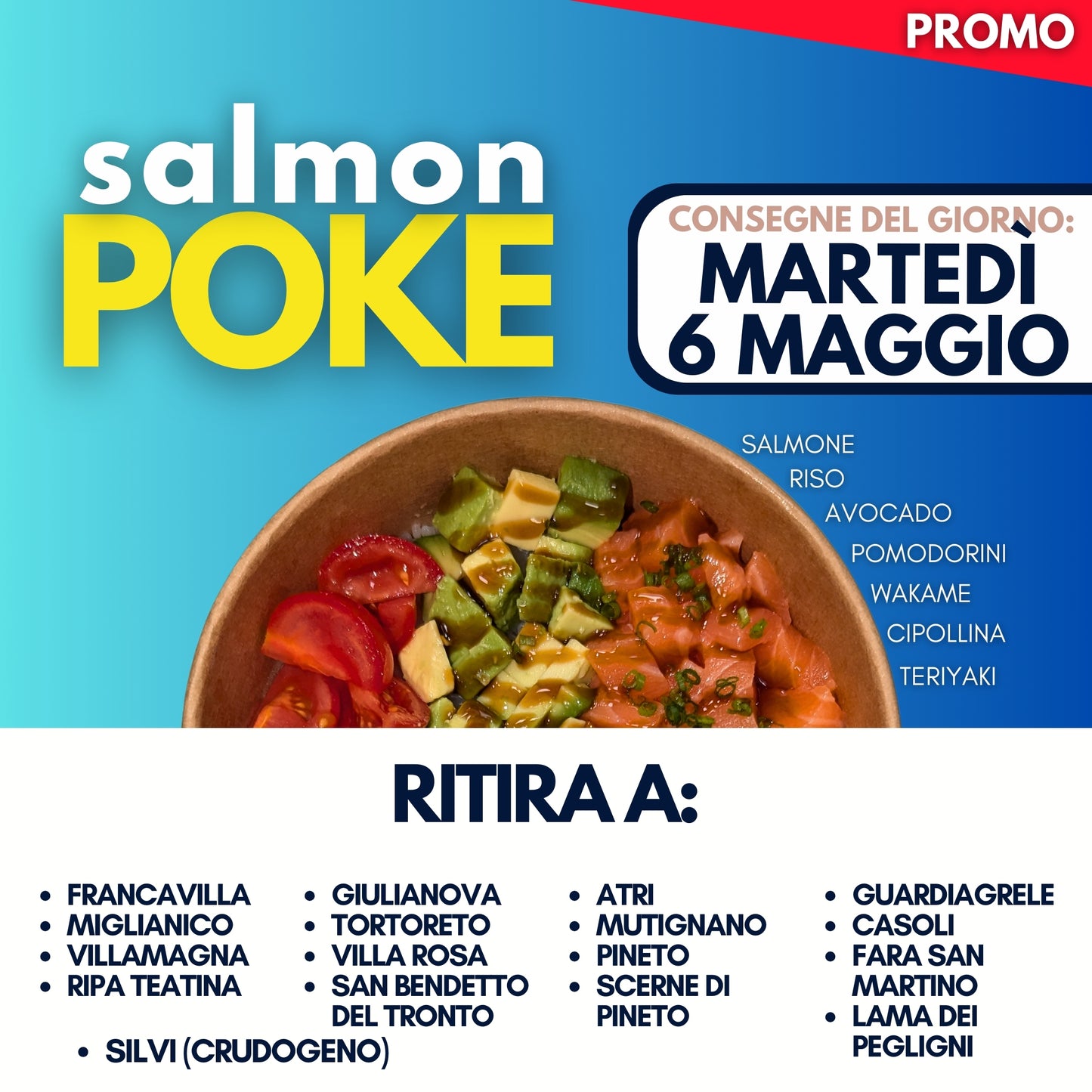SALMON POKE - MARTEDÌ 6