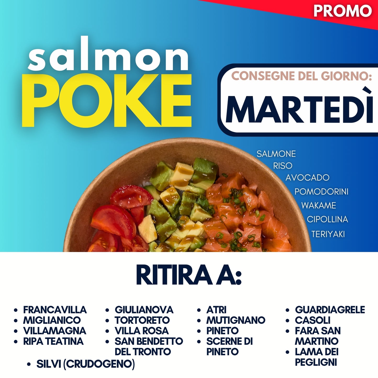 SALMON POKE - MARTEDÌ 12