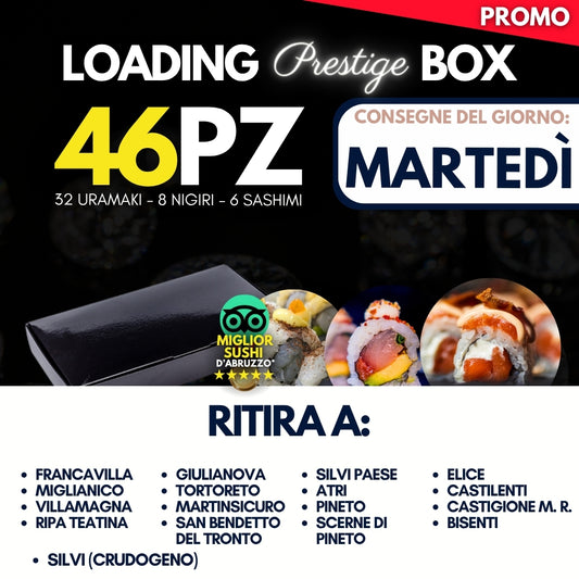 LOADING PRESTIGE BOX - MARTEDÌ 28