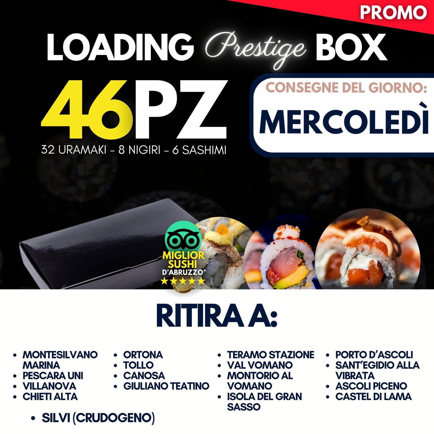 LOADING PRESTIGE BOX - MERCOLEDÌ 3