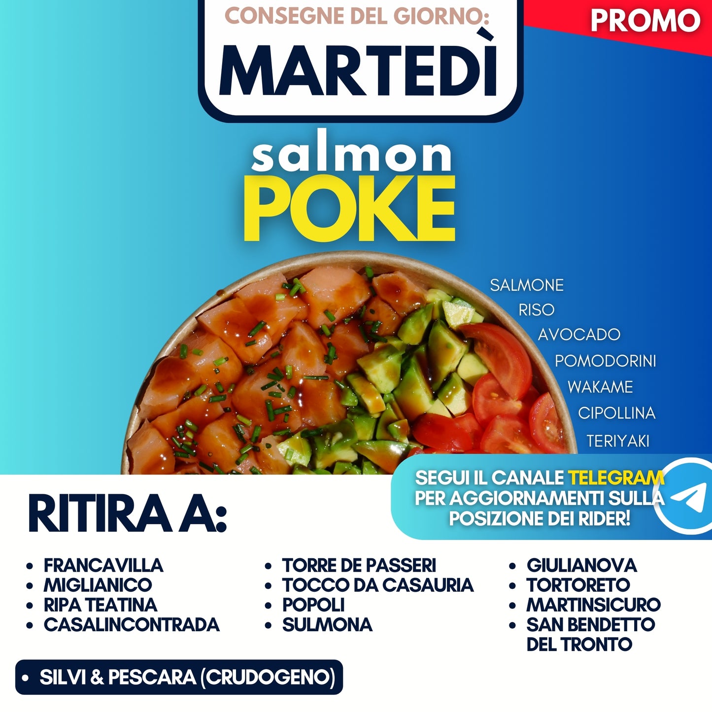 Salmon Poke - Martedì 16