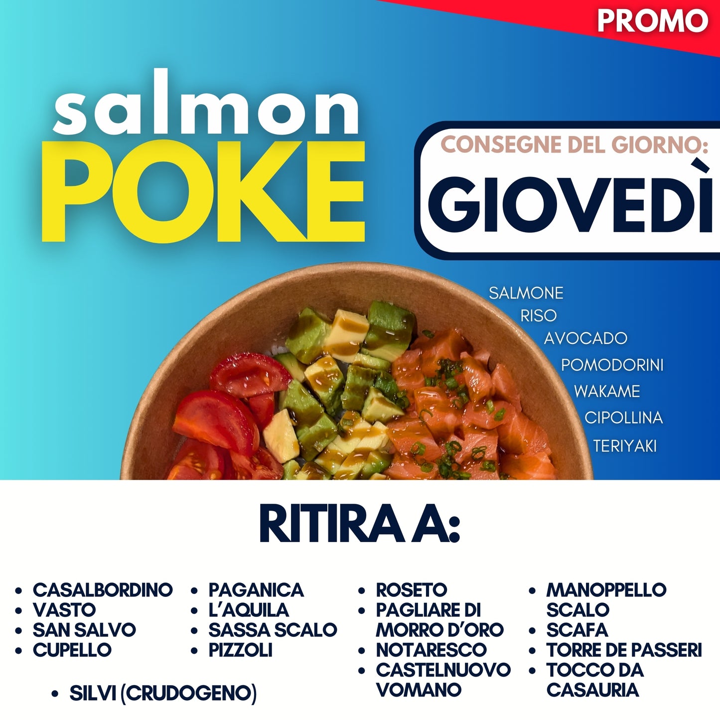 SALMON POKE - GIOVEDÌ 4