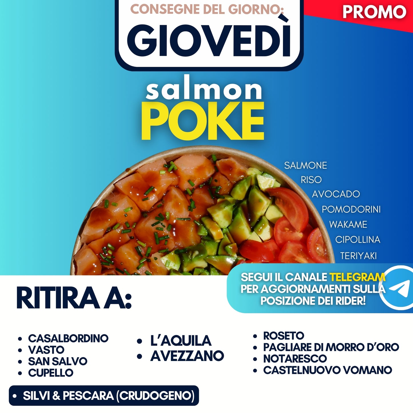 Salmon Poke - Giovedì 11