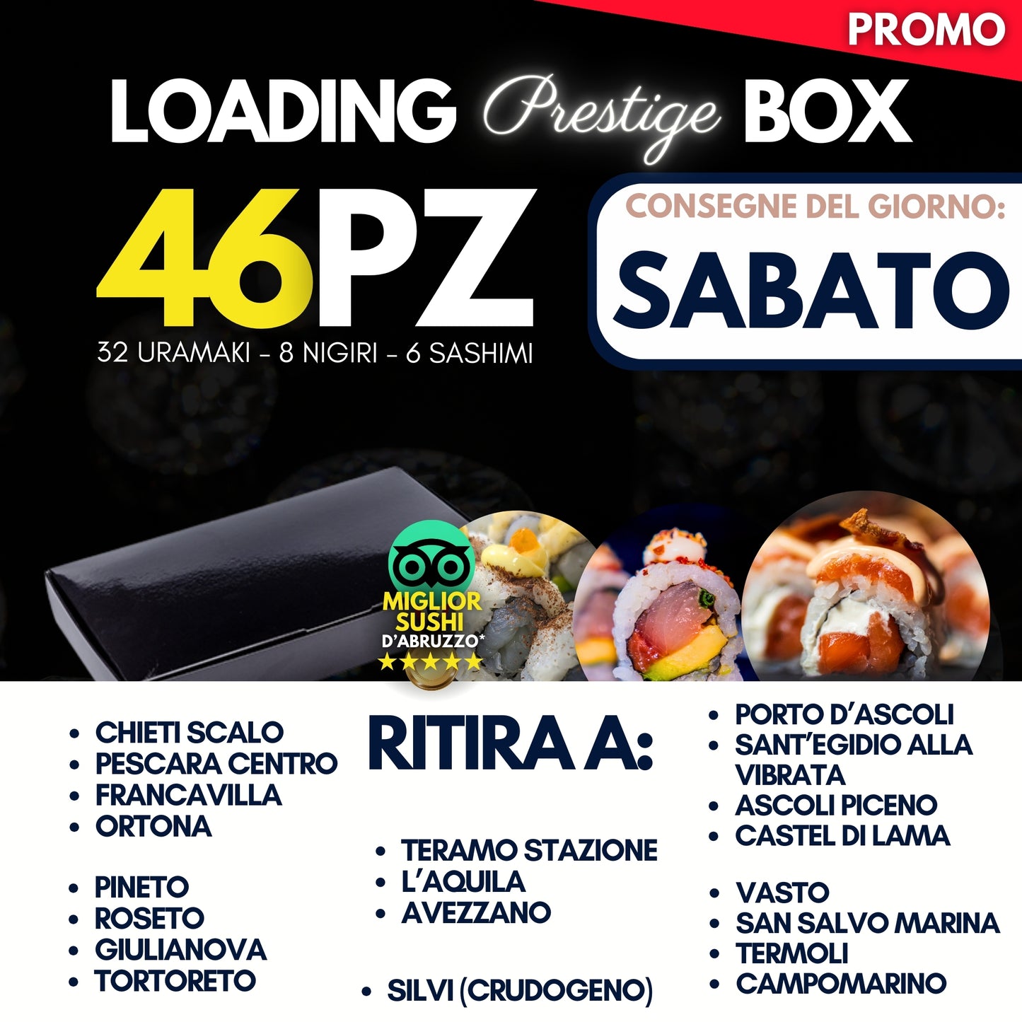 LOADING PRESTIGE BOX - SABATO 30
