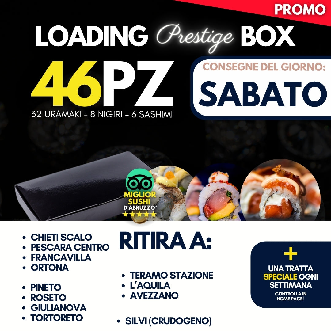 LOADING PRESTIGE BOX - SABATO 25