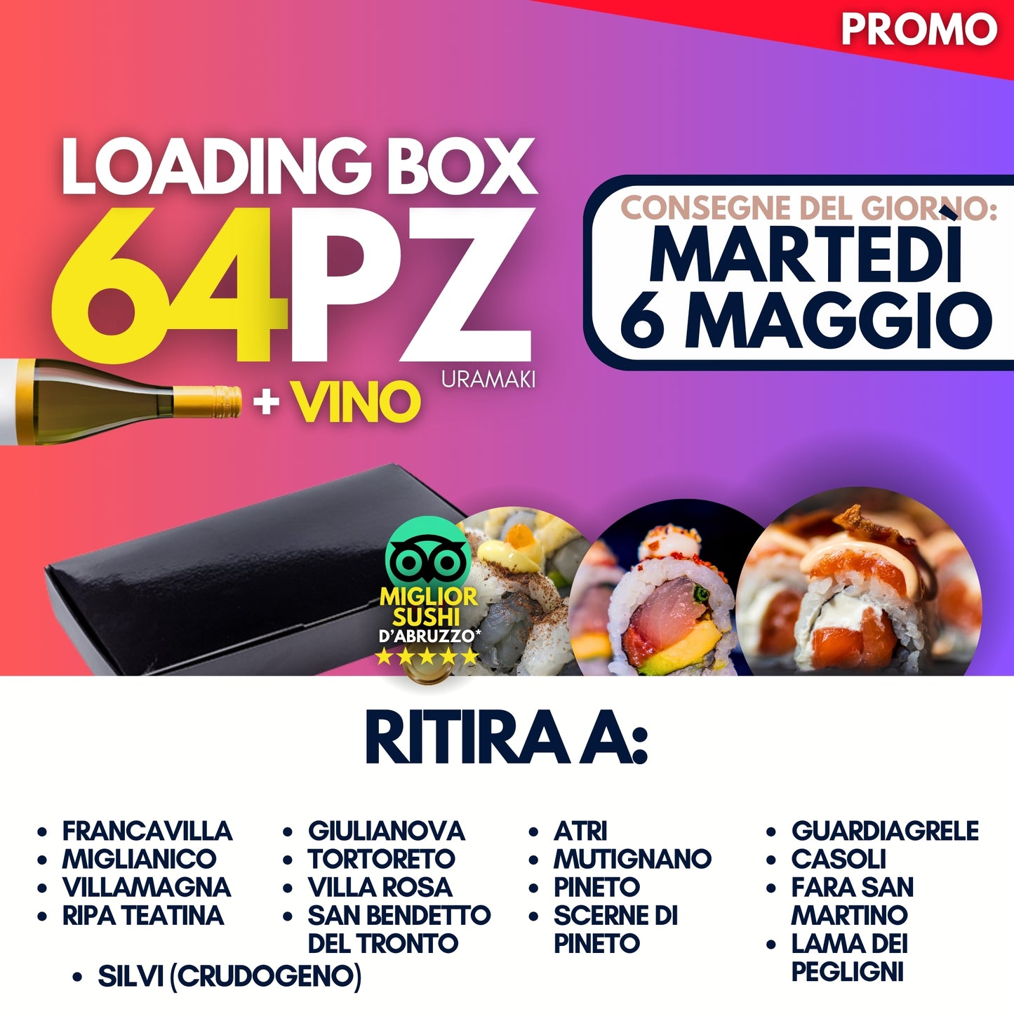 LOADING BOX - MARTEDÌ 6