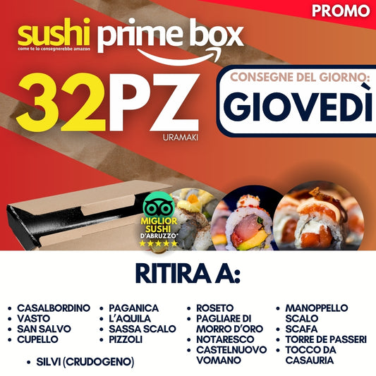 PRIME BOX 32PZ - GIOVEDÌ 30