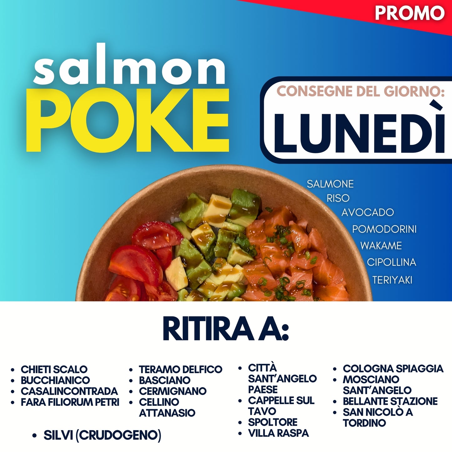 SALMON POKE - LUNEDÌ 1