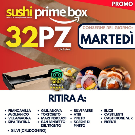 PRIME BOX 32PZ - MARTEDÌ 28