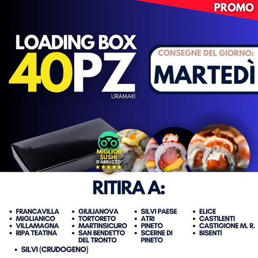 LOADING BOX 40PZ - MARTEDÌ 28