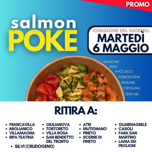 SALMON POKE - MARTEDÌ 6