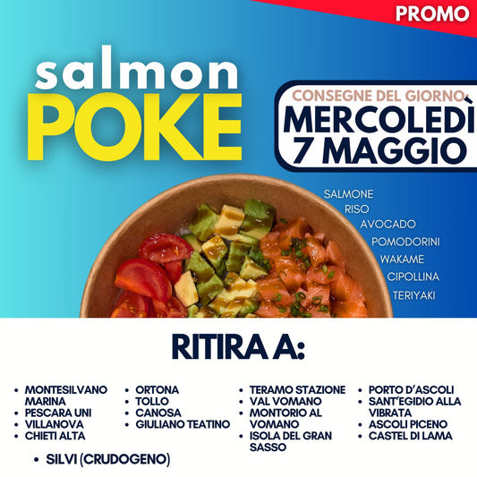 SALMON POKE - MERCOLEDÌ 7