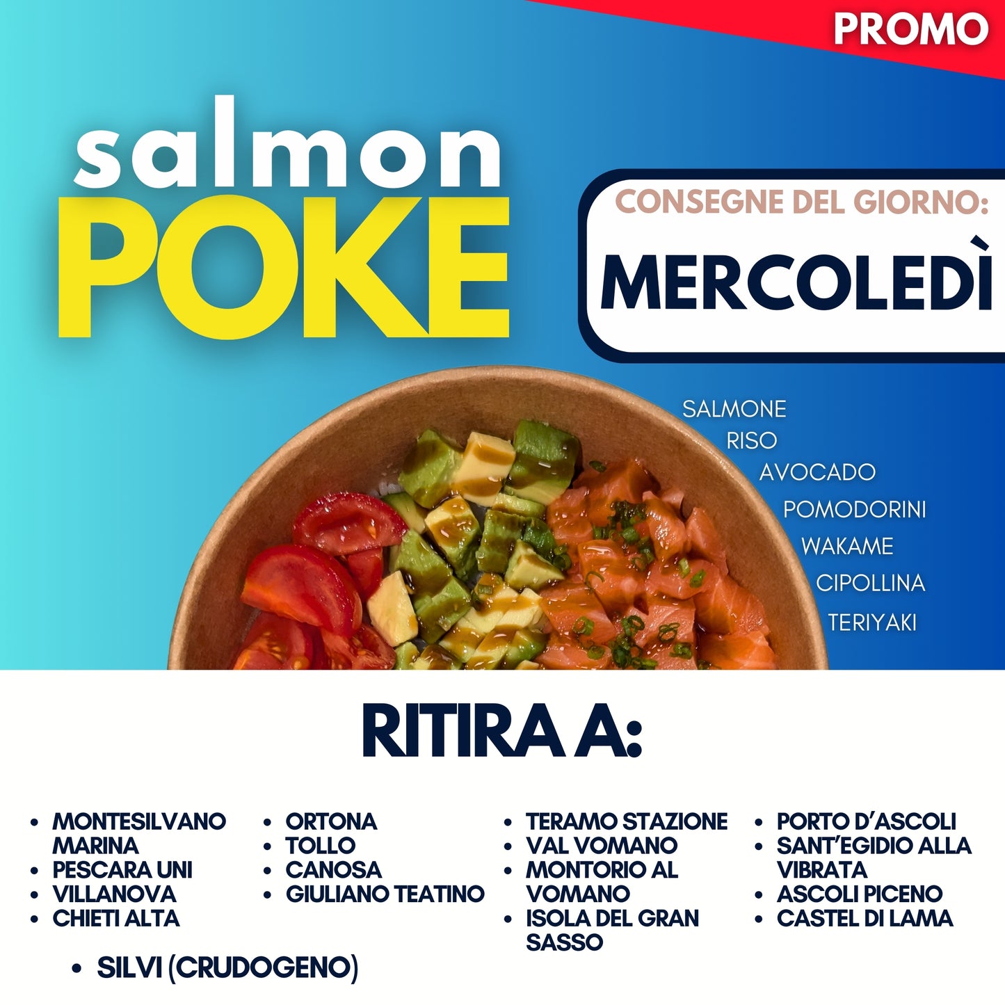 SALMON POKE - MERCOLEDÌ 3