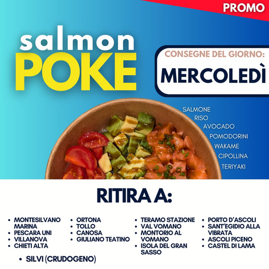 SALMON POKE - MERCOLEDÌ 14