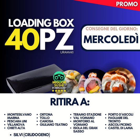 LOADING BOX 40PZ - MERCOLEDÌ 29