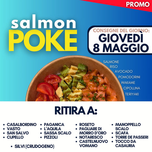 SALMON POKE - GIOVEDÌ 8