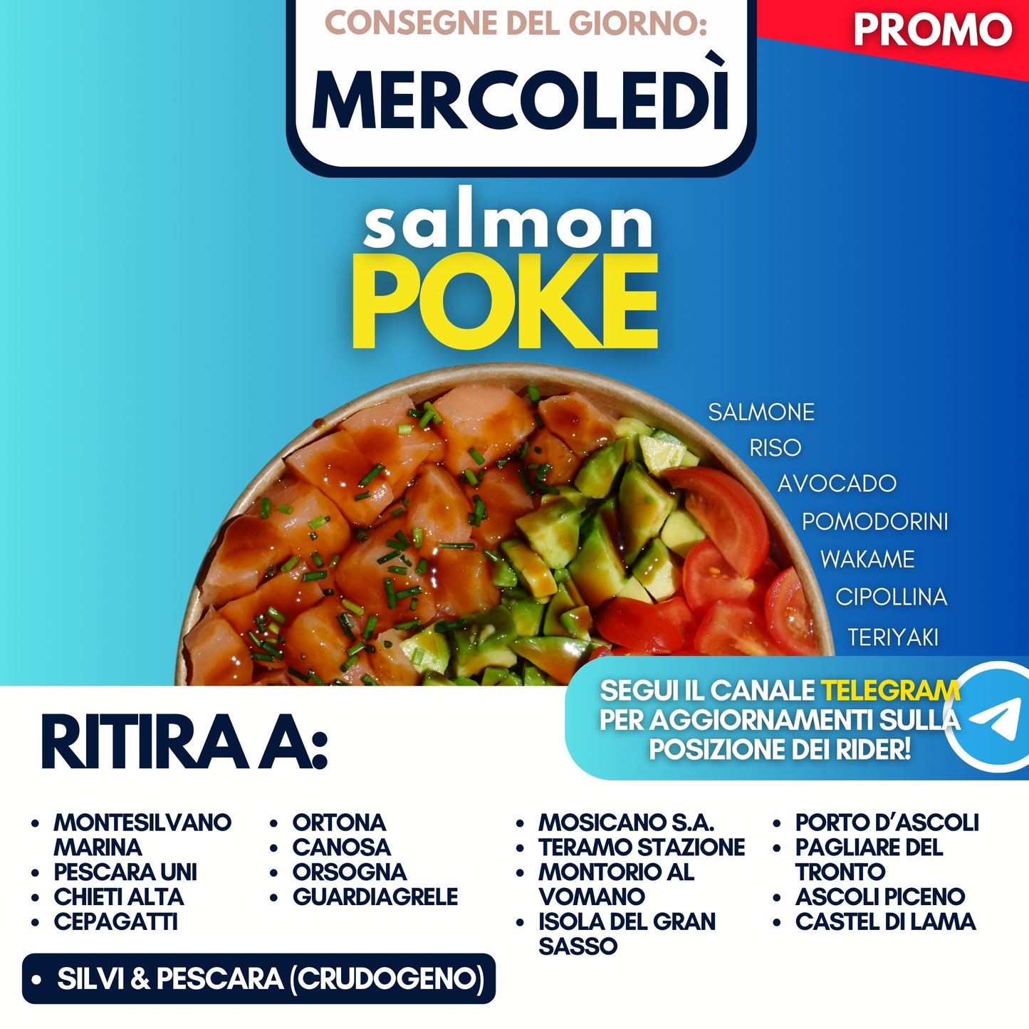 Salmon Poke - Mercoledì 17