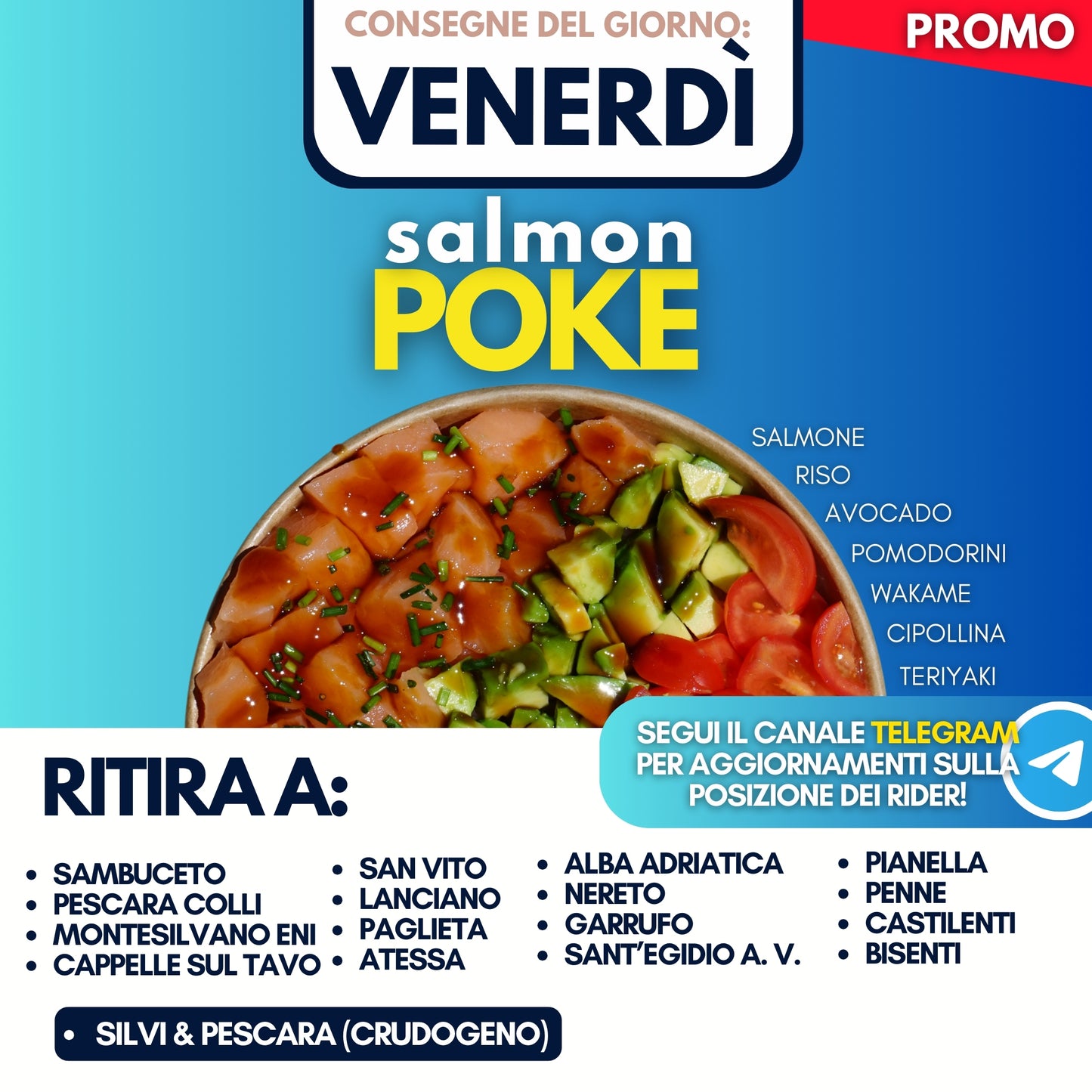 Salmon Poke - Venerdì 12