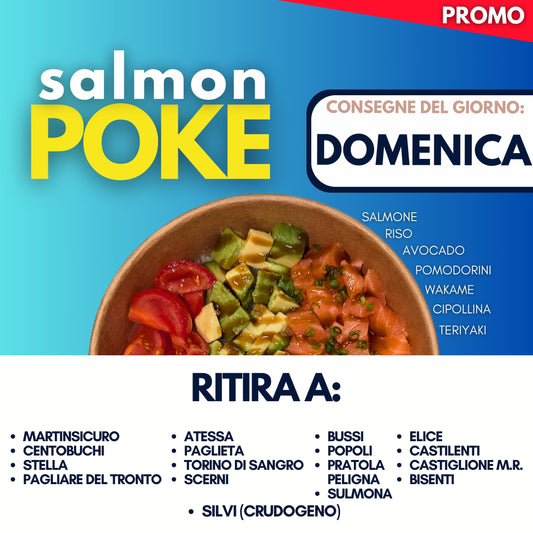 SALMON POKE - DOMENICA 18