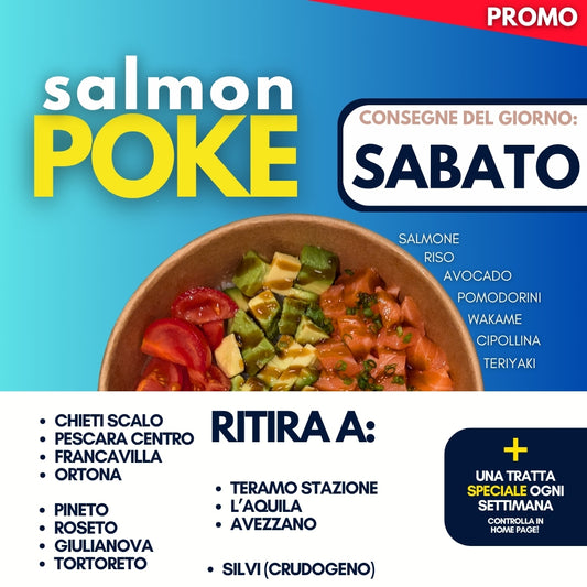 SALMON POKE - SABATO 25