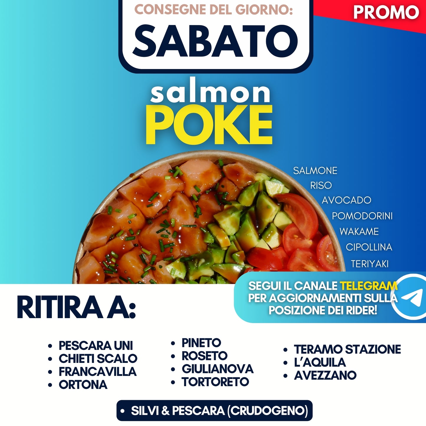 Salmon Poke - Sabato 13