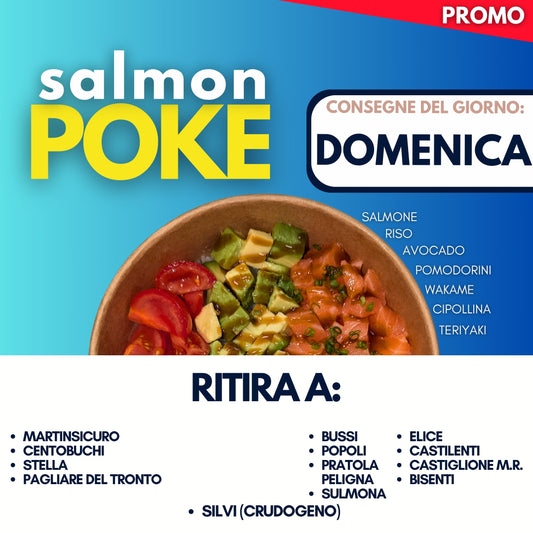 SALMON POKE - DOMENICA 31