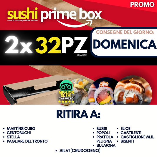 PRIME double BOX - DOMENICA 31