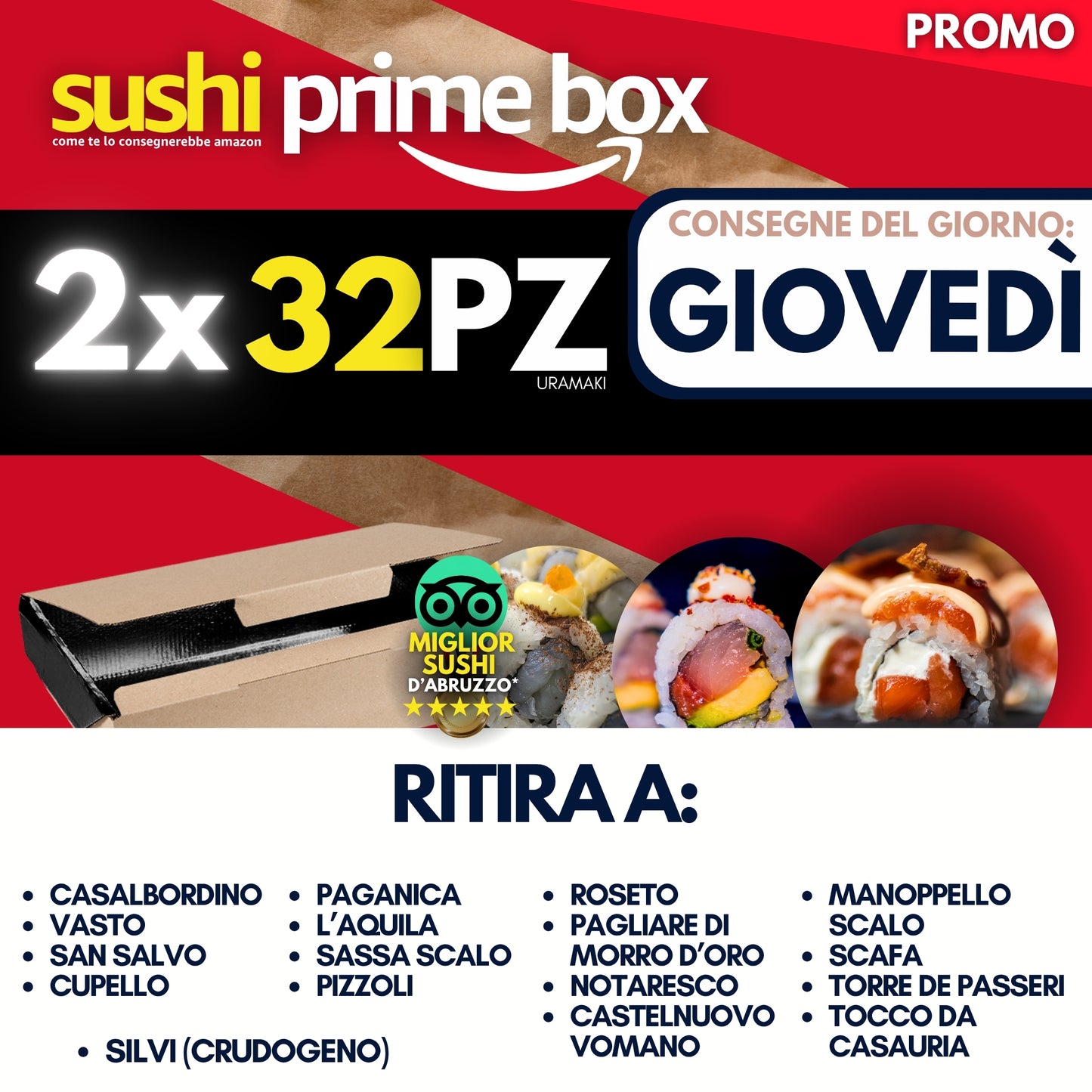 PRIME double BOX - GIOVEDÌ 14
