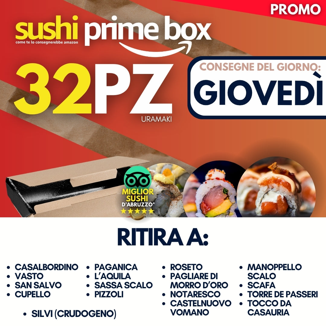 PRIME BOX 32PZ - GIOVEDÌ 6