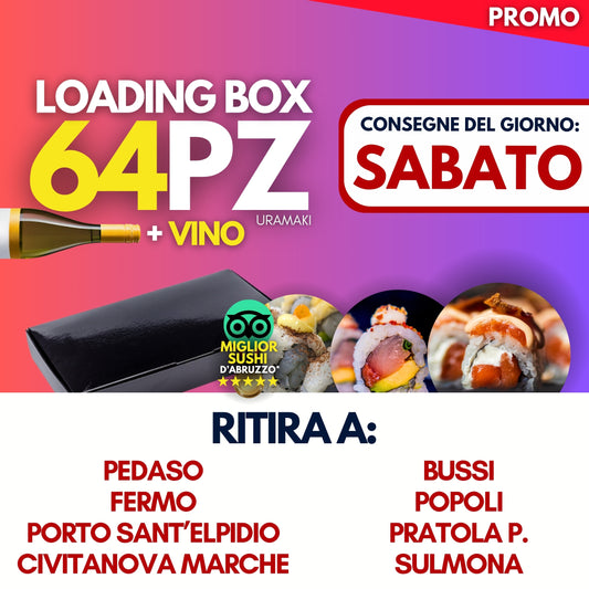 LOADING BOX 64PZ - SABATO 25 SPECIAL