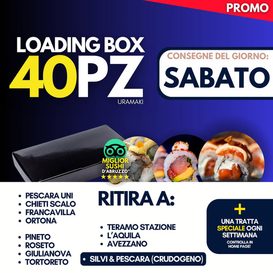 LOADING BOX 40PZ - SABATO 8
