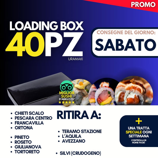 LOADING BOX 40PZ - SABATO 25