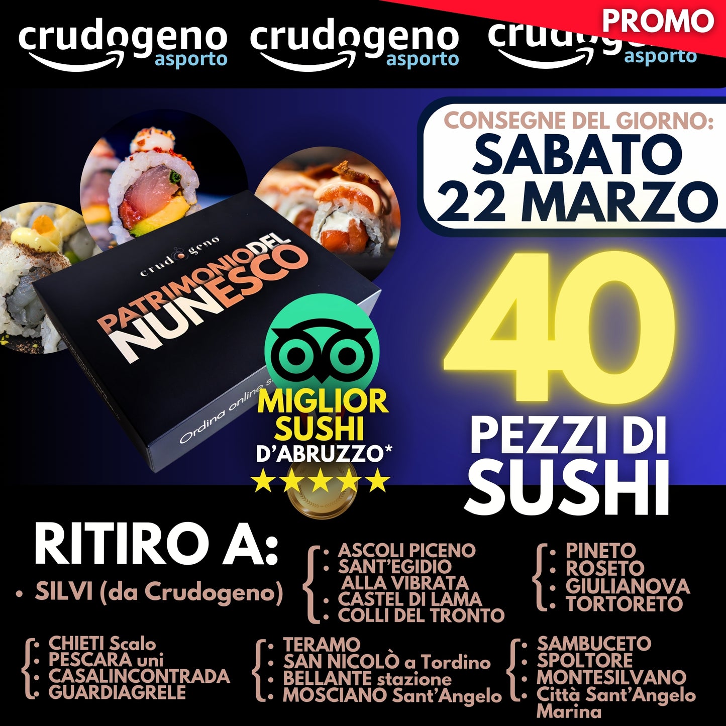 NUNESCO BOX - SABATO 22